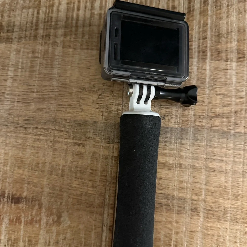 GoPro Camera with Black Grip